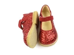 Angulus rød glitter tullesko